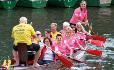 Pink Paddling in Tübingen