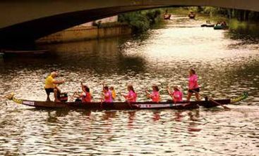 Pink Paddling in Tübingen